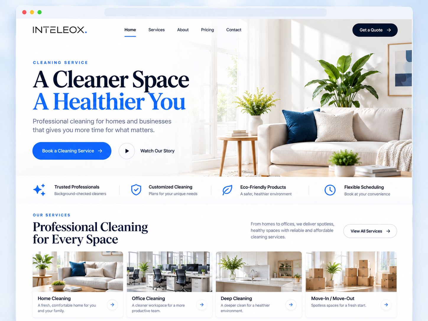 Cleaning service preview